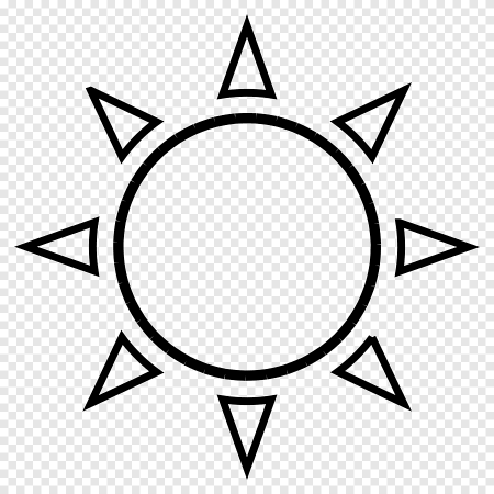 Лицо солнца раскраска