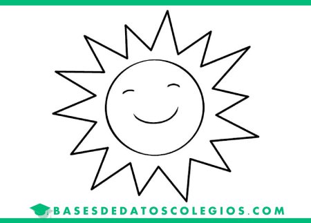 Трафарет солнца для вырезания