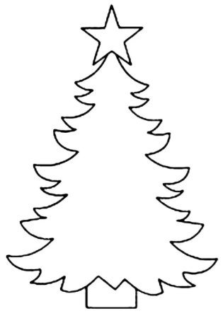 Елка контур