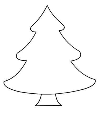 Елка раскраска для дошкольников