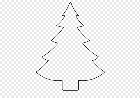 Раскраска ёлка в лесу
