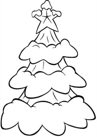 Елка контур