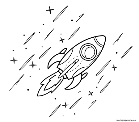 Ракета рисунок