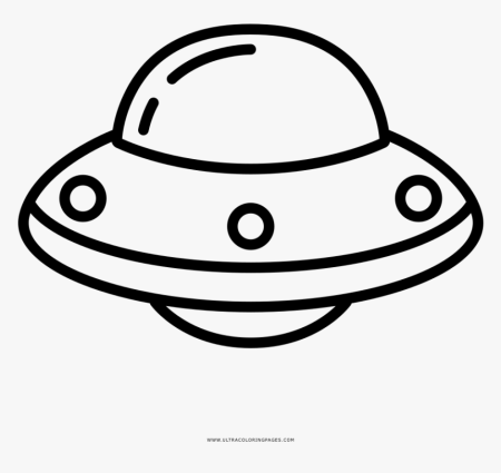 Космическая тарелка раскраска