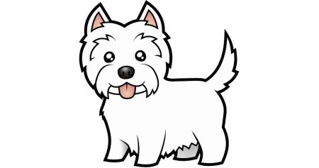 Вест-хайленд-Уайт-терьер разукрашка