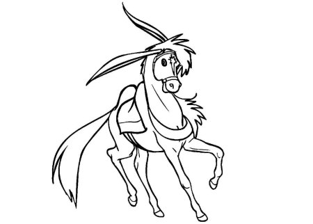 Конек горбунок raskraska