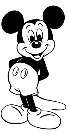 Микки Маус чб