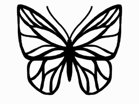 Трафареты бабочки
