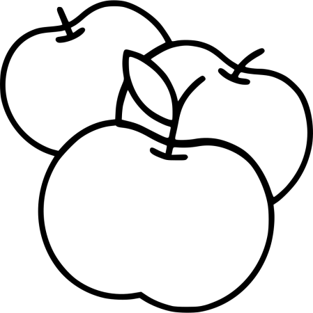 Яблоко силуэт