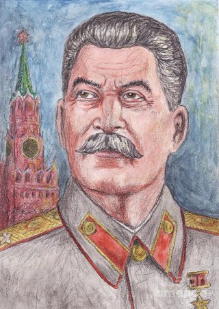 Сталин Иосиф Виссарионович рисунок