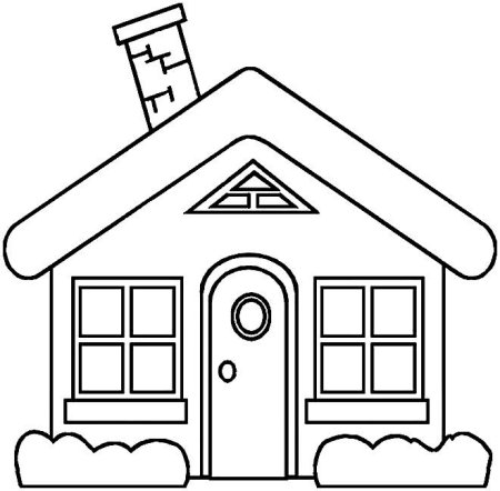 Дом мечты черно белый