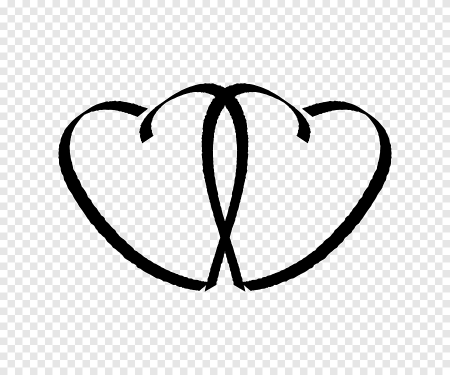 Сердечко контурное