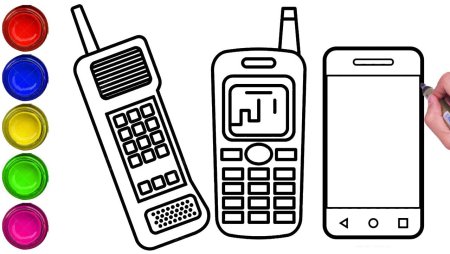 Эскиз мобильного телефона