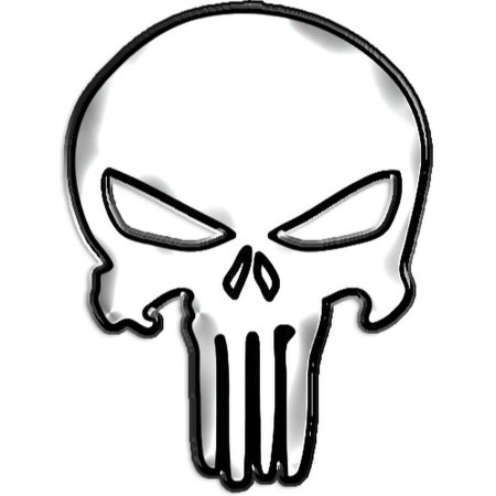 Эскиз череп карателя