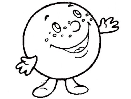 Раскраска "Колобок"