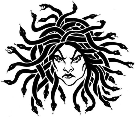 Медуза Горгона вектор