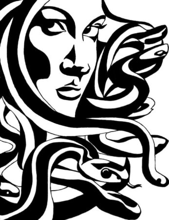 Медуза Горгона вектор