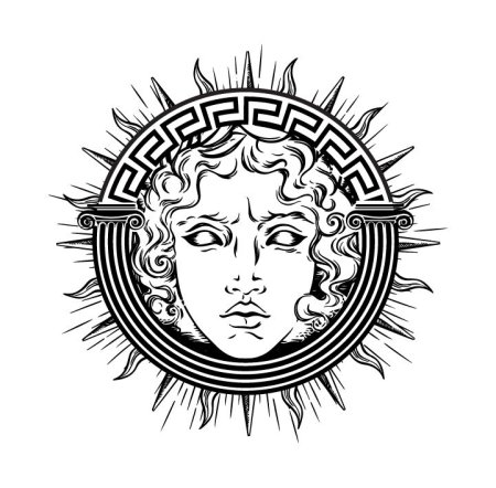 Эскизы тату в греческом стиле