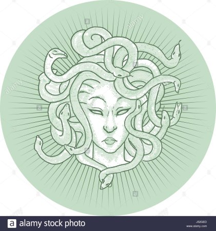 Медуза Горгона вектор