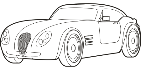 Контур машины для рисования