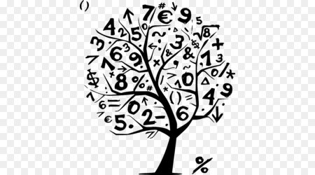 Дерево с математическими знаками