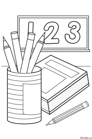 Школьные картинки для раскрашивания