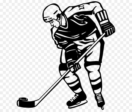 Хоккеист вектор