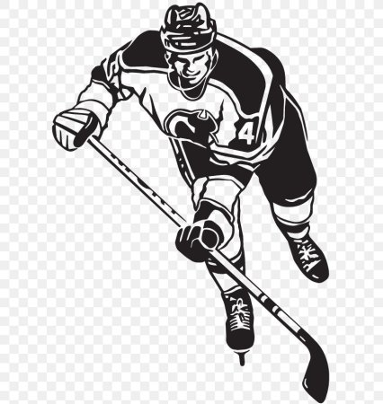 Хоккеист клипарт