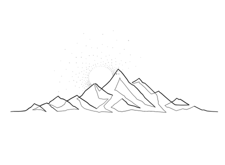 Очертания гор