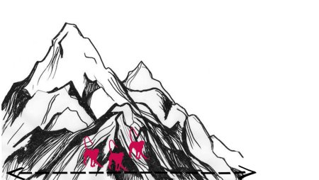 Контур горы Эверест