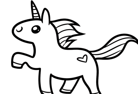 Единорог контур