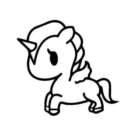 Единорог контур