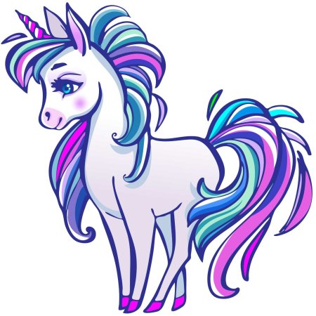Единорог рисунок для детей