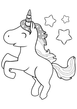 Раскраска Единороги