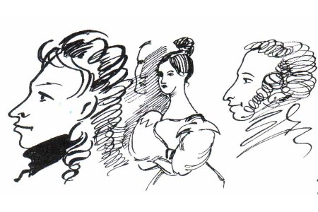 Александр Сергеевич Пушкин профиль