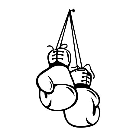 Боксерские перчатки векторные