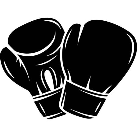 Силуэт боксерских перчаток