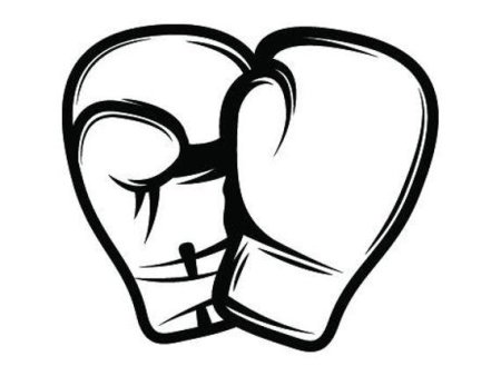 Боксерская перчатка вектор