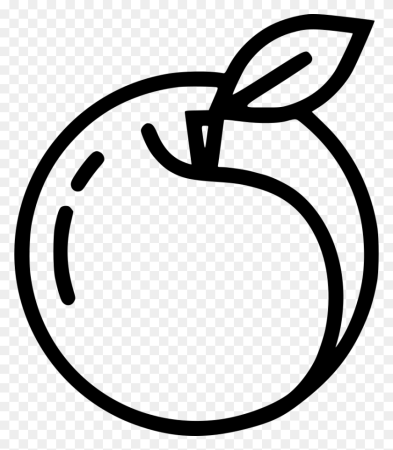 Персик пиктограмма