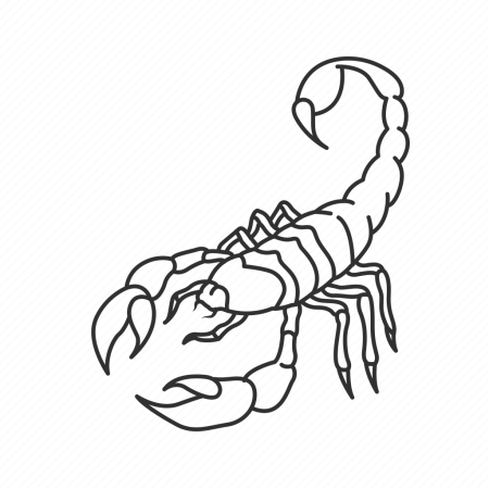 Нарисовать скорпиона