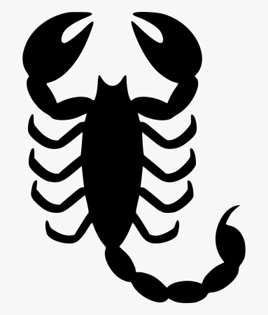 Тату трайбл Скорпион 3д