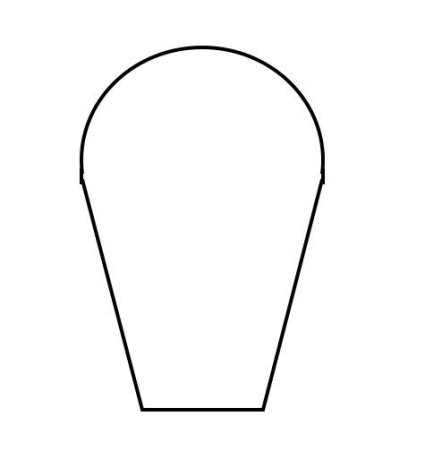 Лепесток трафарет