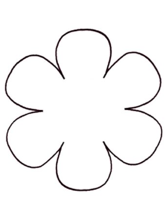 Цветок шаблон