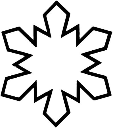 Снежинка контурный рисунок (47 фото) » рисунки для срисовки на Газ-квас.ком