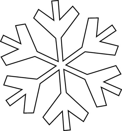 Трафарет «снежинки»