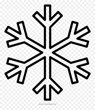 Снежинка раскраска для детей