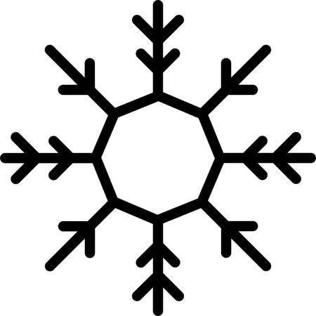 Снежинка раскраска