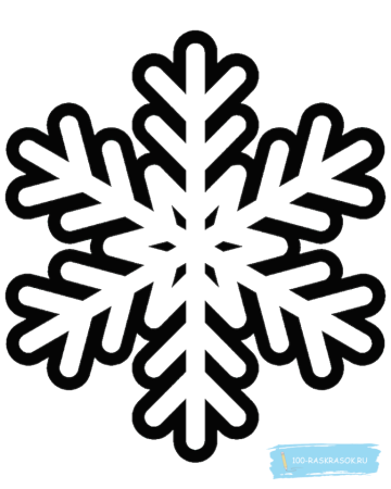 Новогодние снежинки трафареты