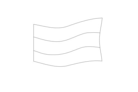 Флаг России раскраска