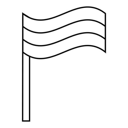 Флаг России раскраска лента